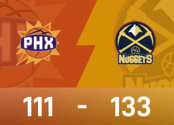 รายงานเกม NBA เมอร์เรย์ 23 แต้ม 6 รีบาวด์ นักเก็ตส์ เอาชนะ ซันส์ 133-111