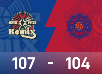 รายงานเกม G League ยาง แฮนเซ่น 8 แต้ม 13 รีบาวด์ ซิตี้ ออฟ เทียร์ เอาชนะ วัลเลย์ ซันส์ 107-104 อย่างหวุดหวิด