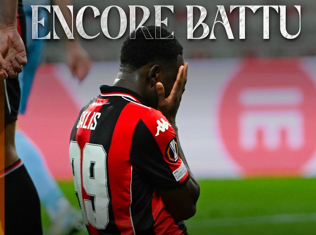 นีซแพ้ไฟร์บวร์ก 1-3 โดยไม่ชนะใครมา 16 เกมติดต่อกันในรายการยุโรป