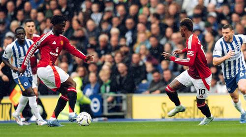 ไบรท์ตัน vs แมนเชสเตอร์ ยูไนเต็ด