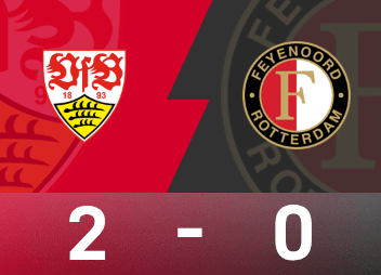 รายงานยูโรปา ลีก : ฮันนุสทำประตู, ออนดาฟทำประตู, สตุ๊ตการ์ท 2-0 เฟเยนูร์ด